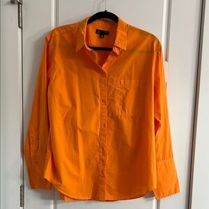 J.Crew Orange Button-down Shirt